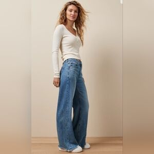 American Eagle baggy wide leg jeans